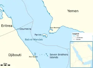 Map Of Bab El Mandeb